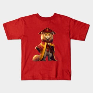 Lion from Wizard School Kids T-Shirt